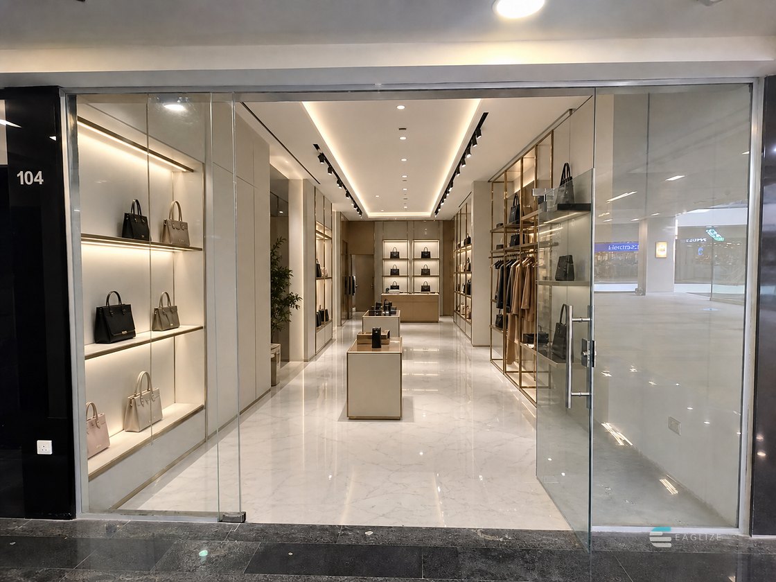 Retail unit after fit-out by EAGLIZE
