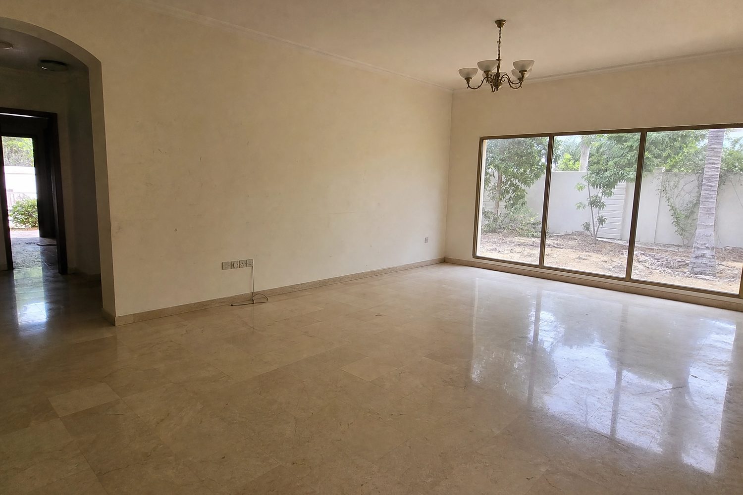 The same villa living room as we found it