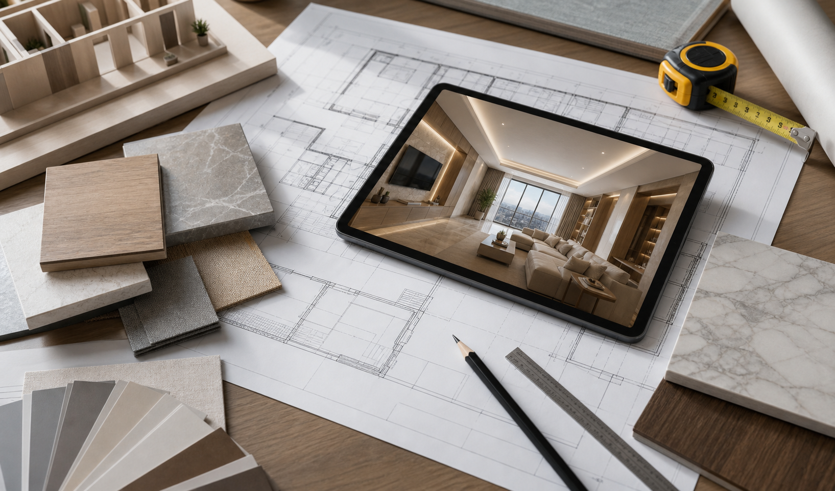 Layout planning and 3D visuals