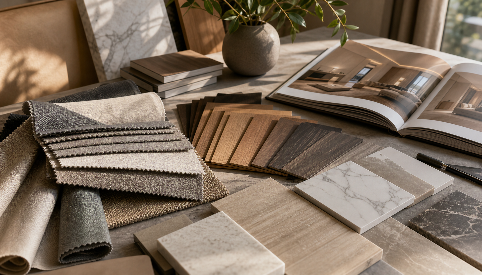 Furniture and material selection